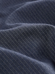 Navy Blue Tailored Check Slim Leg Trousers - Image 6 of 6