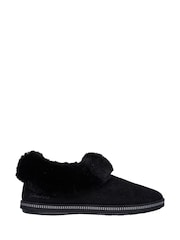 Skechers Black Cozy Campfire Winter Slippers - Image 1 of 5