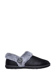 Skechers Black Cosy Campfire Fresh Toast Womens Slippers - Image 10 of 13