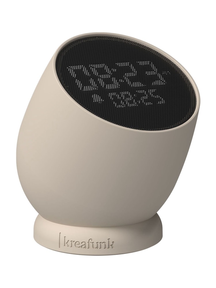Kreafunk Ivory Sand Bell Alarm Clock with Sound - Image 6 of 6 Kreafunk Ivory Sand Bell Alarm Clock with Sound - Image 6 of 6