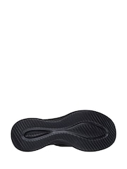 Skechers Black Ultra Flex 3.0 Easy Win Slip In Trainers - Image 3 of 3