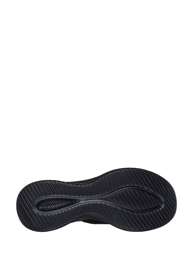 Skechers Black Ultra Flex 3.0 Easy Win Slip In Trainers - Image 3 of 3