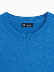 Gap Bright Blue CashSoft Crew Jumper - Image 4 of 4