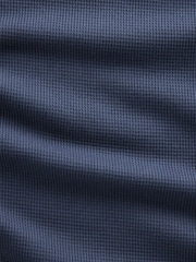 marine - T-shirt Gap en maille gaufrée à manches longues - Image 5 de 5