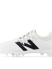 New Balance White Boys Tekela Firm Football Boots - Image 10 of 12