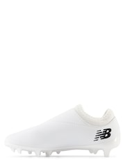 New Balance White Boys Tekela Firm Football Boots - Image 4 of 12