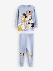 Rose/bleu/blanc - Minnie Mouse License Snuggle Pyjamas 3 Pack (9mths-12yrs) - Image 12 de 14