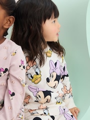 Rose/bleu/blanc - Minnie Mouse License Snuggle Pyjamas 3 Pack (9mths-12yrs) - Image 3 de 14