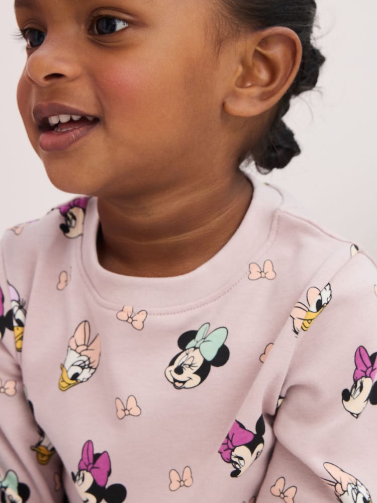 Pink/Blau/Weiß - Minnie Mouse kuschelige Pyjamas im 3er-Pack (9 Monate bis 12 Jahre) - Image 4 of 14