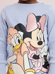 Rose/bleu/blanc - Minnie Mouse License Snuggle Pyjamas 3 Pack (9mths-12yrs) - Image 5 de 14