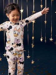 Rose/bleu/blanc - Minnie Mouse License Snuggle Pyjamas 3 Pack (9mths-12yrs) - Image 8 de 14