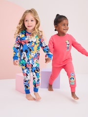 Красно-синяя - Набор из 2 пижамы с лицензионным принтом Minnie Mouse (9мес. 12лет) - Image 1 of 12