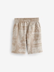 Stone 100% Cotton Bandana Print Jersey Shorts (3-16yrs) - Image 5 of 7