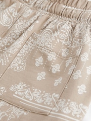 Stone 100% Cotton Bandana Print Jersey Shorts (3-16yrs) - Image 7 of 7