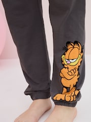 Grey 100% Cotton License Garfield Jogger Pyjamas (3-16yrs) - Image 4 of 8