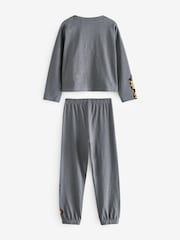 Grey 100% Cotton License Garfield Jogger Pyjamas (3-16yrs) - Image 6 of 8