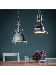 Gallery Home Silver Fents Ceiling Light Pendant - Image 1 of 6