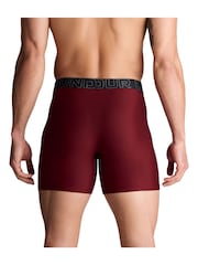 Under Armour Red Performance Tech Boxers 3 Pack - Image 3 of 3