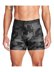 Under Armour Black Print Performance Tech Printed Boxers 3 Pack - Image 1 of 3