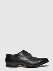 Schuh Black Rowen Brouge Shoes - Image 1 of 4