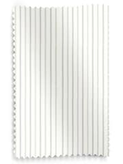 Laura Ashley Dove Grey Candy Stripe Made to Measure 100% Cotton Roman Blinds - Image 6 of 6