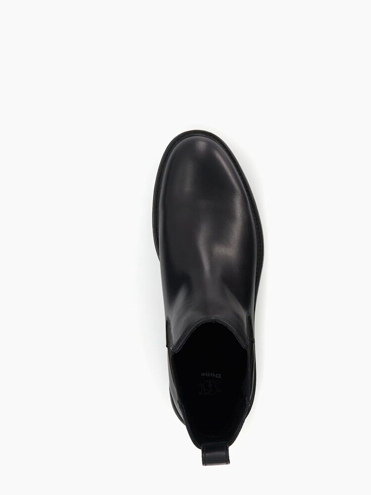 Dune London Black Created Cleated Sole Chelsea Boots - Image 4 of 4
