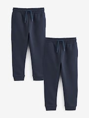 Navy Skinny Fit Joggers 2 Pack (3-16yrs) - Image 1 of 2