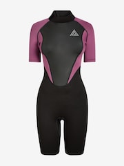 Black/Pink Shorty 2.8mm Neoprene Wetsuit - Image 6 of 6