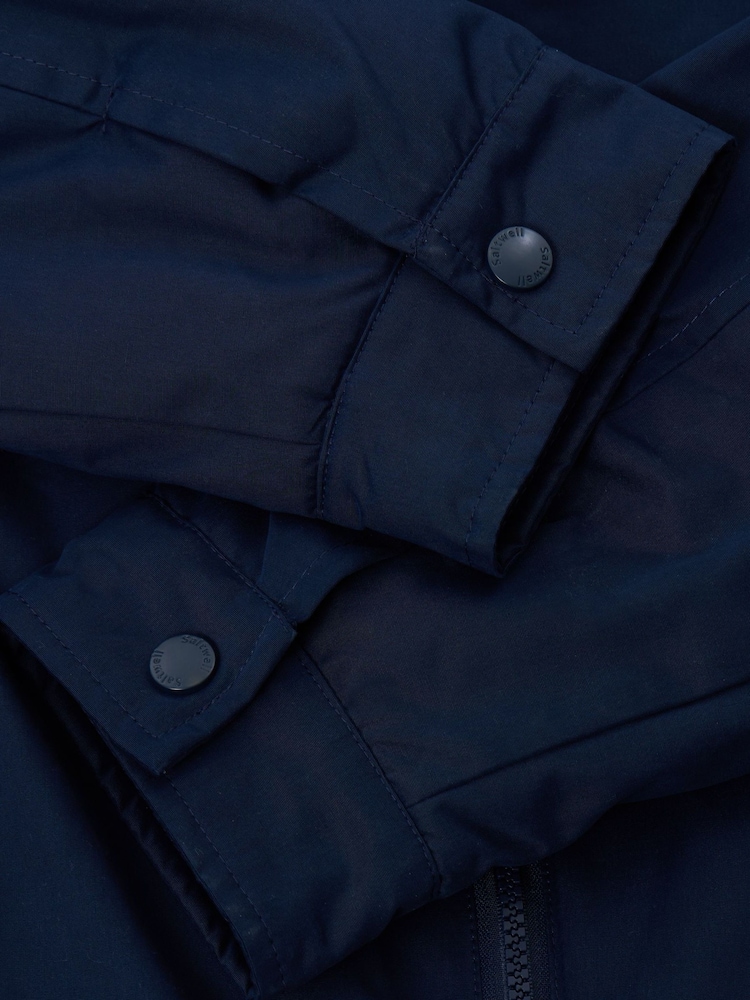 Blau - Saltwell Showerproof Fleece Lined Jacket - Bild 8 von 8