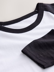 Black Long Sleeve Raglan T-Shirt - Image 7 of 7