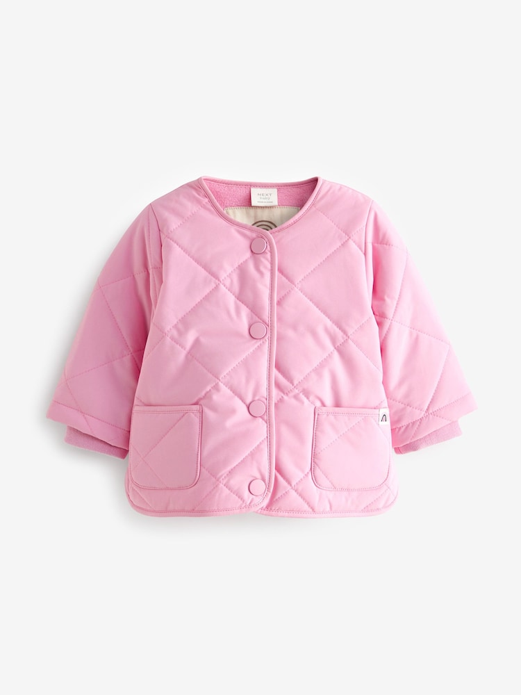 Pink - Baby Steppjacke (0 Monate bis 2 Jahre) - Bild 1 von 5 Pink - Baby Steppjacke (0 Monate bis 2 Jahre) - Bild 1 von 5