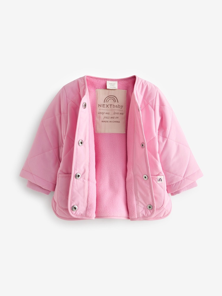 Pink - Baby Steppjacke (0 Monate bis 2 Jahre) - Bild 2 von 5 Pink - Baby Steppjacke (0 Monate bis 2 Jahre) - Bild 2 von 5