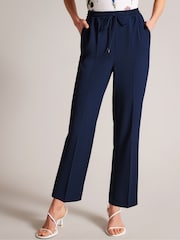 Ted Baker Blue Laurai Slim Cut Ankle Length Trousers - Image 1 of 5