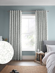 Laura Ashley Duck Egg Aria Made to Measure Curtains - Image 1 of 9