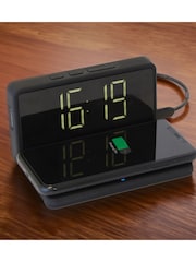 MenKind Wireless Phone Charging Alarm Clock - Image 1 of 6
