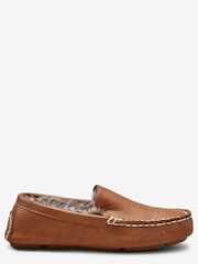Tan Brown Moccasin Slippers - Image 2 of 6