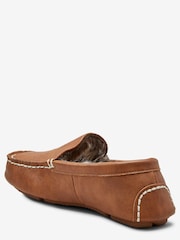 Tan Brown Moccasin Slippers - Image 3 of 6