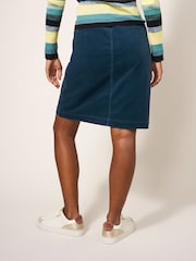 White Stuff Denim Melody Organic Cord Skirt - Image 2 of 5