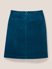 White Stuff Denim Melody Organic Cord Skirt - Image 4 of 5