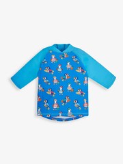 JoJo Maman Bébé Blue Toucan UPF 50 2-Piece Sun Protection Suit - Image 7 of 8