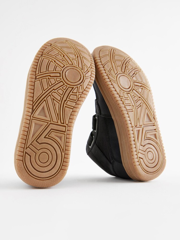 Black Touch Fastening High Top Trainers - Image 6 of 6 Black Touch Fastening High Top Trainers - Image 6 of 6