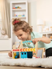 Melissa & Doug Service Station Parking Garage - Image 4 of 4