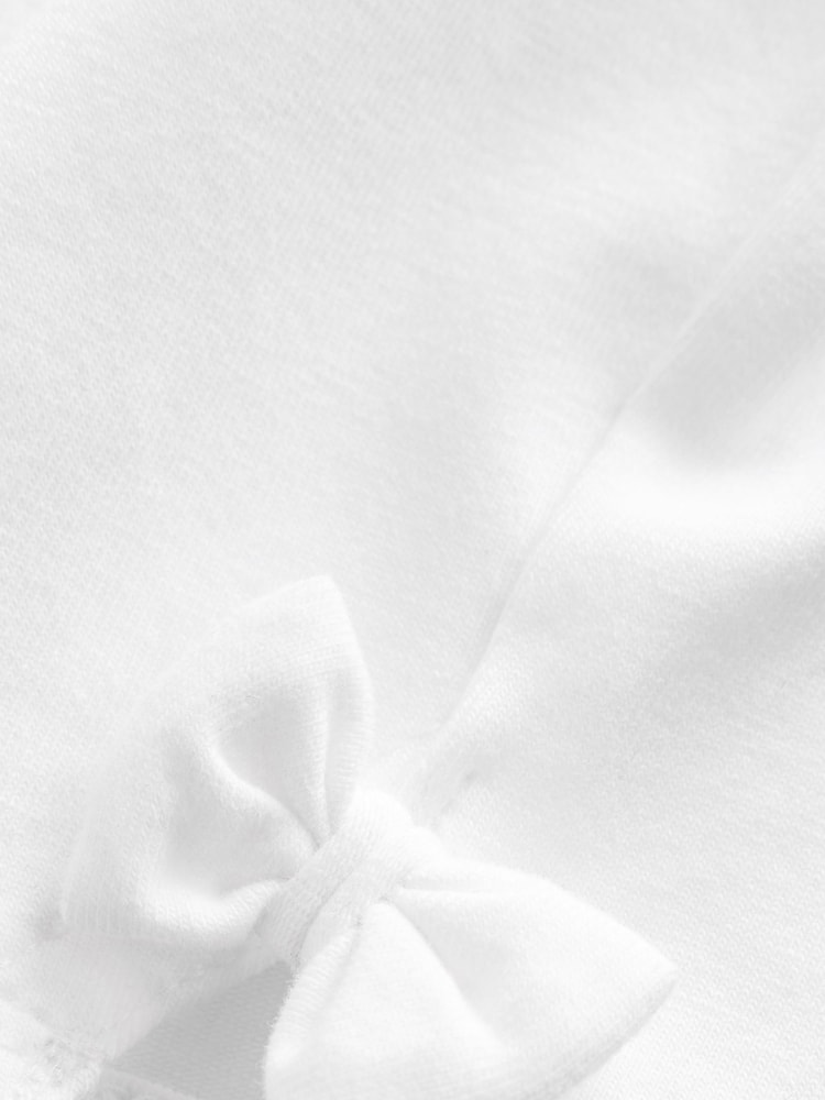 White Cropped Leggings (3mths-7yrs) - Image 3 of 3