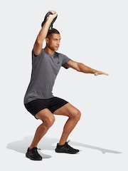 adidas Grey 100% Cotton Train Essentials Feelready Training T-Shirt - Image 3 of 7