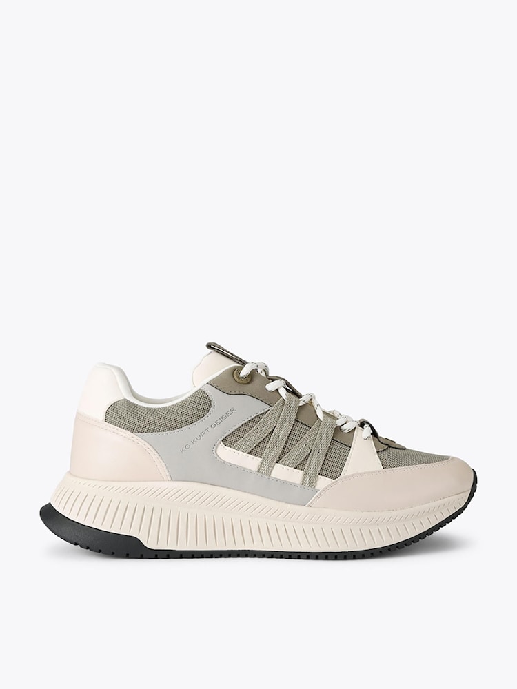 Grå - KG Kurt Geiger Jasper Webbing Trainers - Bilde 1 av 5 Grå - KG Kurt Geiger Jasper Webbing Trainers - Bilde 1 av 5