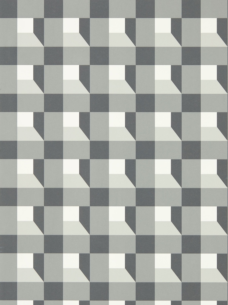 Harlequin Grey Blocks 10.05M Wallpaper - Image 1 of 1