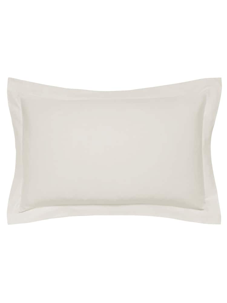 Bedeck of Belfast Natural Bob 600 Thread Count Egyptian Cotton Oxford Pillowcase - Image 2 of 2