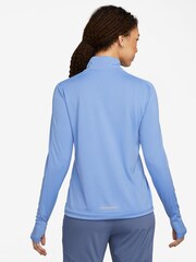 Nike Mid Blue Dri-FIT Pacer 1/4Zip Running Top - Image 2 of 4
