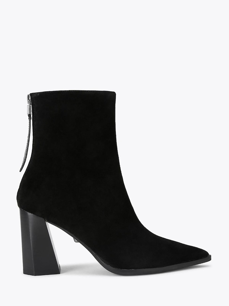 Kurt Geiger London Black Lilly Suede Ankle Boots - Image 1 of 5