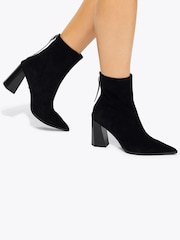 Kurt Geiger London Black Lilly Suede Ankle Boots - Image 2 of 5